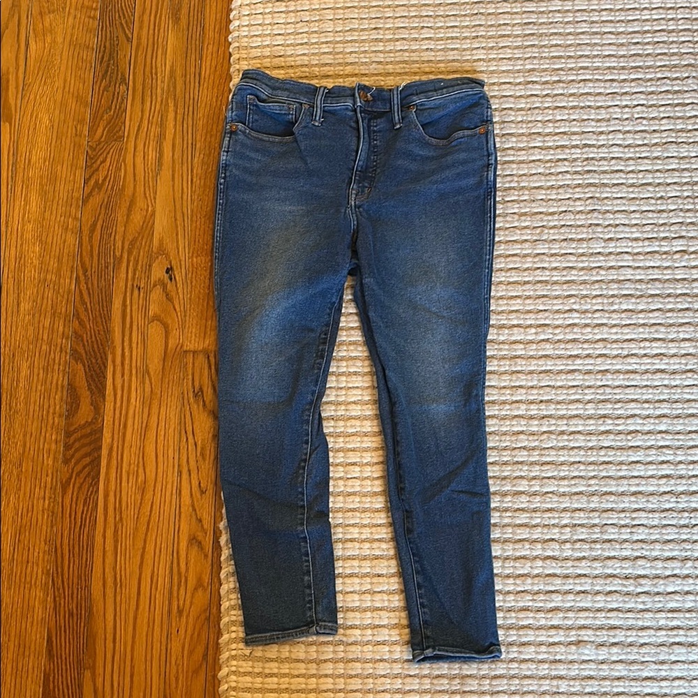Madewell Skinny High Rise  Blue Denim Jeans 10P | like new